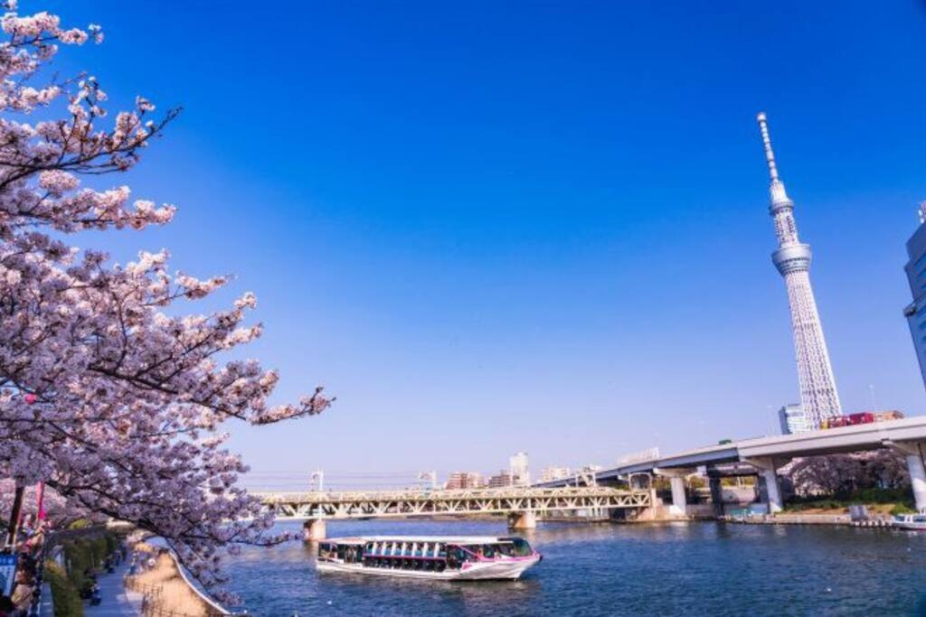 503 Oshiage Sta 3Mins Walk! Wi-Fi & Elevator 4Pax Apartment Tokyo Ngoại thất bức ảnh
