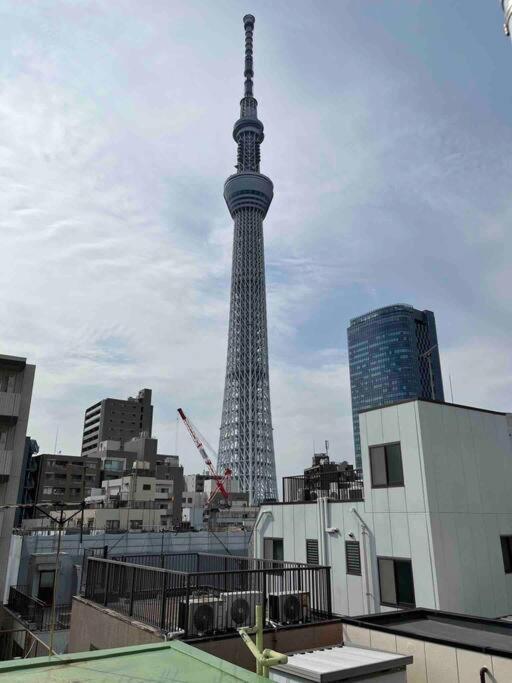 503 Oshiage Sta 3Mins Walk! Wi-Fi & Elevator 4Pax Apartment Tokyo Ngoại thất bức ảnh